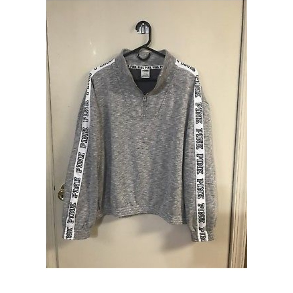 Vs pink half zip